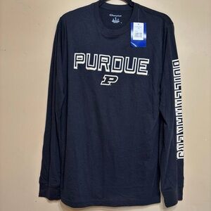 Champion Purdue University Long Sleeve Tee Size Medium